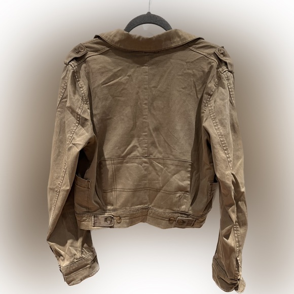 Olive Green Bomber Jacket - Picture 3 of 5